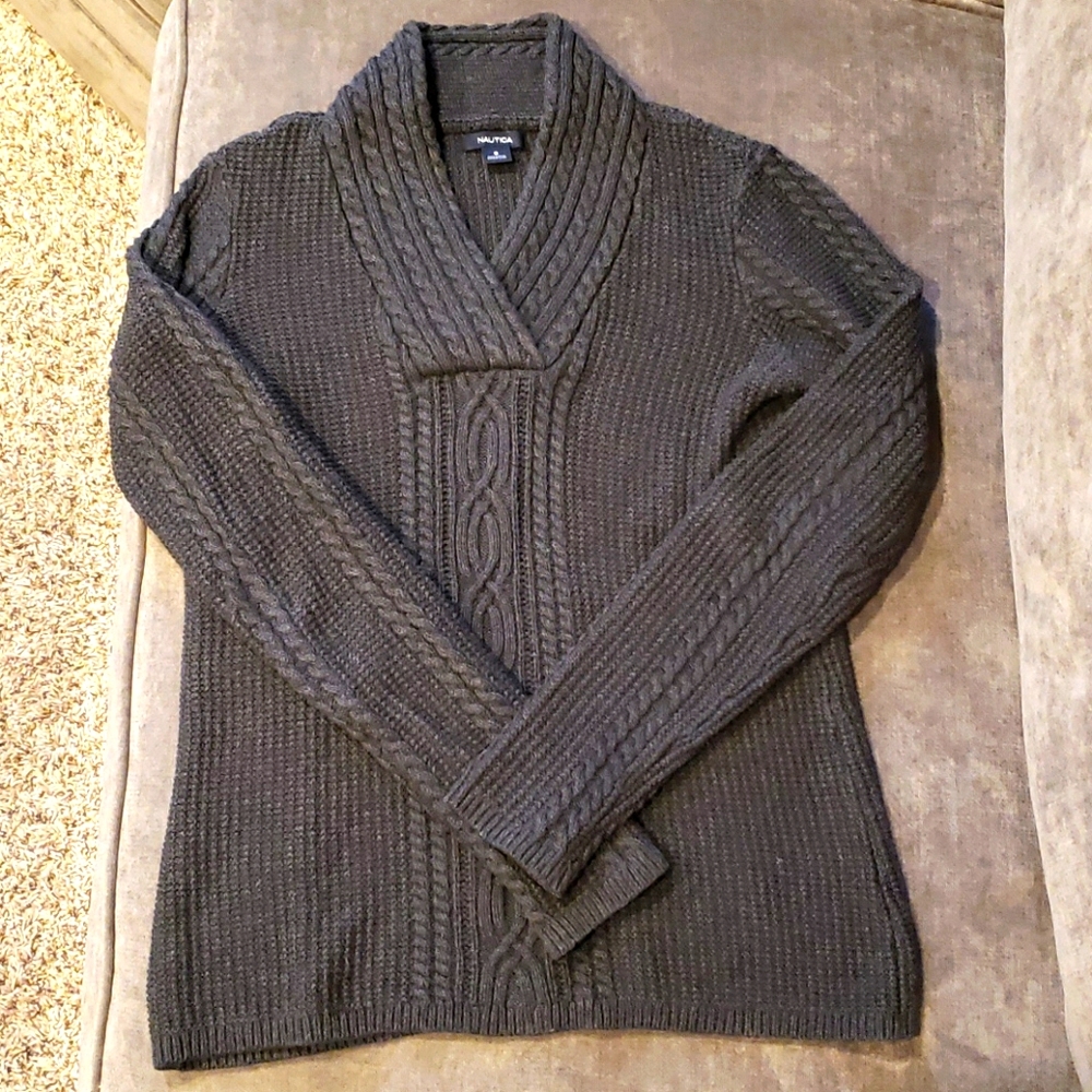 Wms s nautica cotton sweater